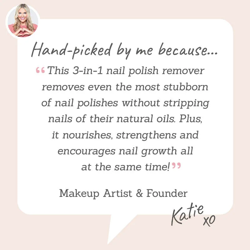 3-in-1 Nail Colour Remover with Pure Argan Oil