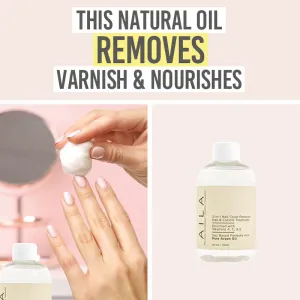 3-in-1 Nail Colour Remover with Pure Argan Oil