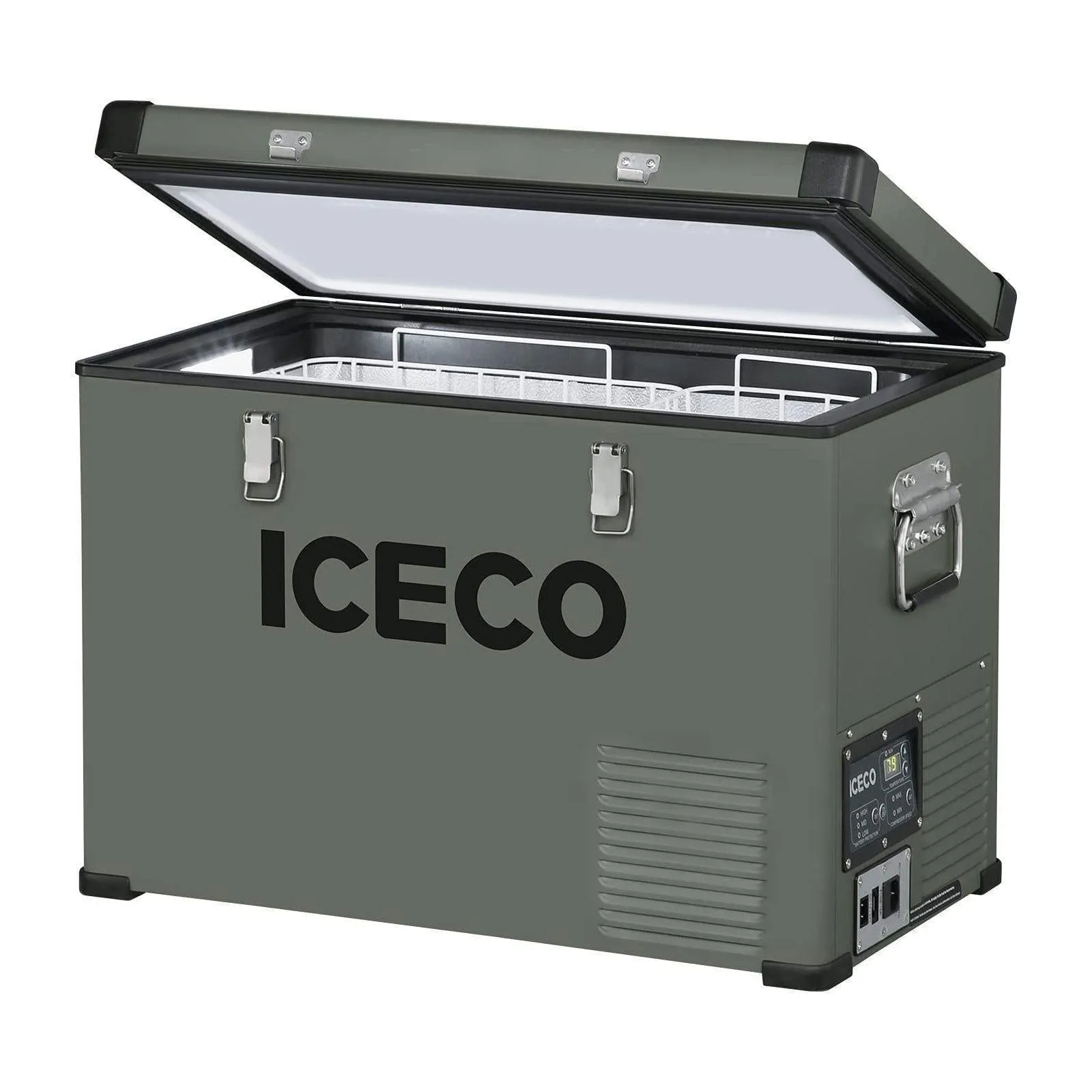 47.5QT VL45 Portable Fridge Single Zone Freezer With Magnetic Power Bank