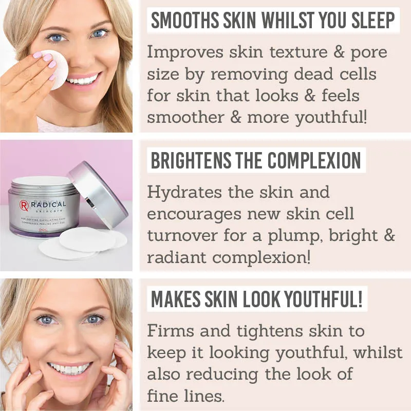 Age Defying Exfoliating Pads