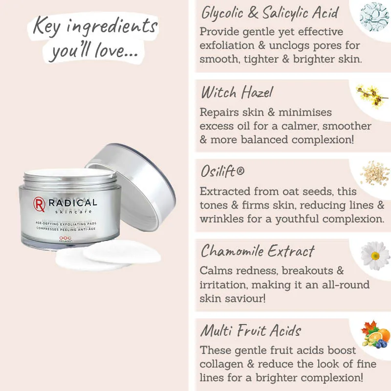Age Defying Exfoliating Pads