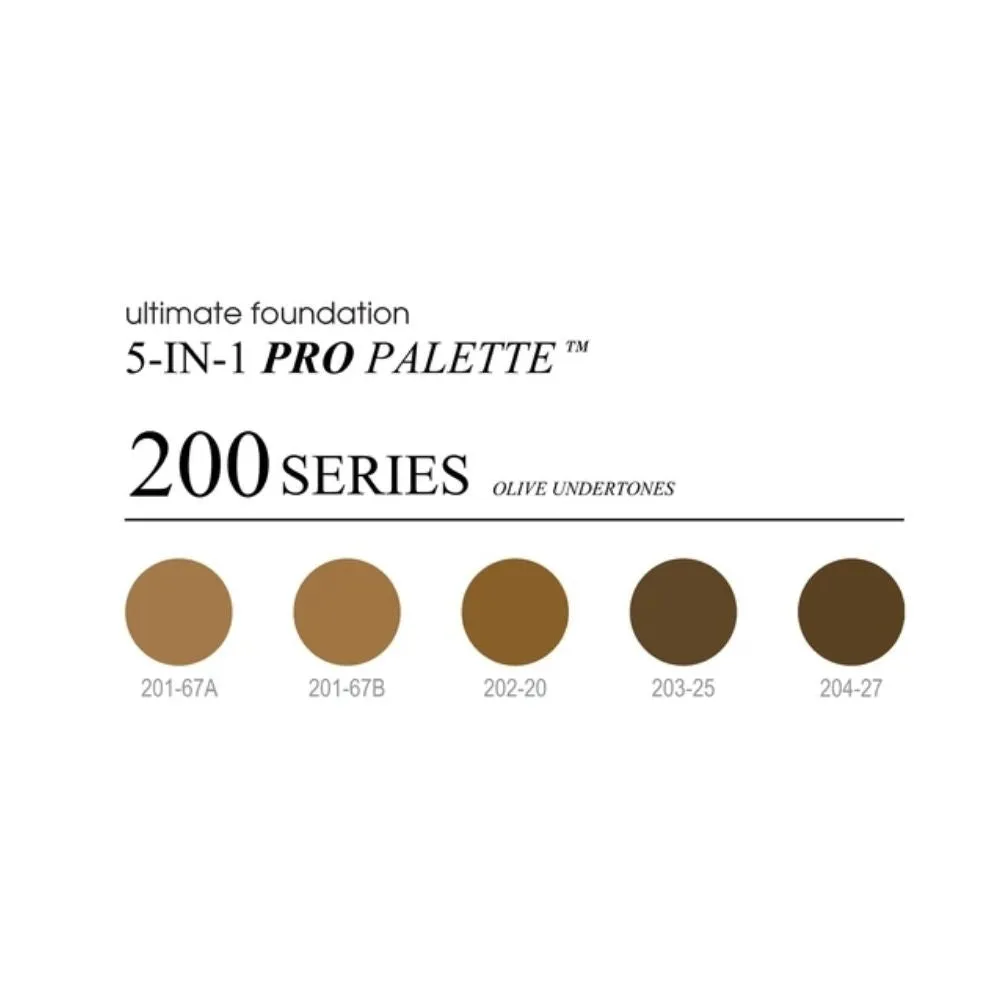 Cinema Secrets Ultimate Foundation 5 in 1 Pro Palette 200 Series