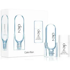 CK2 2 pcs Gift Set edt and 2.6 deo stick by Calvin Klein For Unisex