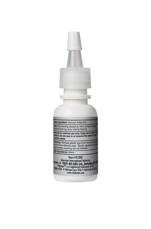 Clubman Pinaud Nick Safe Styptic Powder - .25 oz