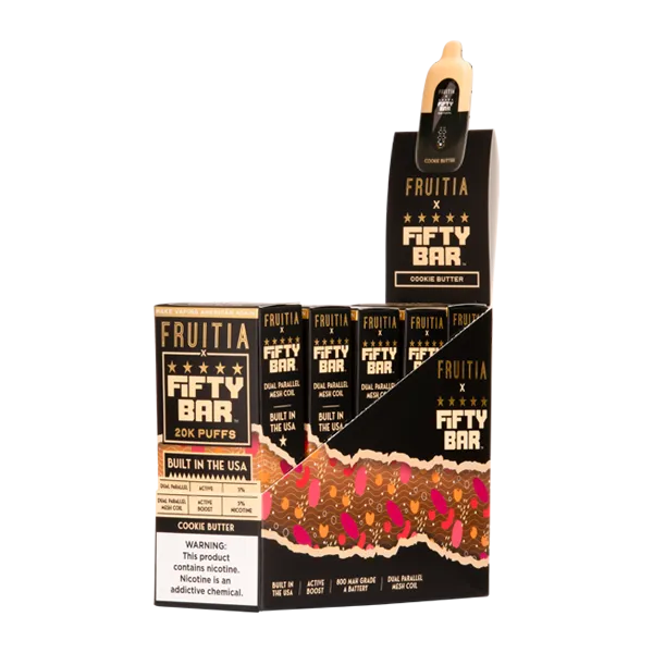 Cookie Butter FRUITIA X Fifty Bar 20K