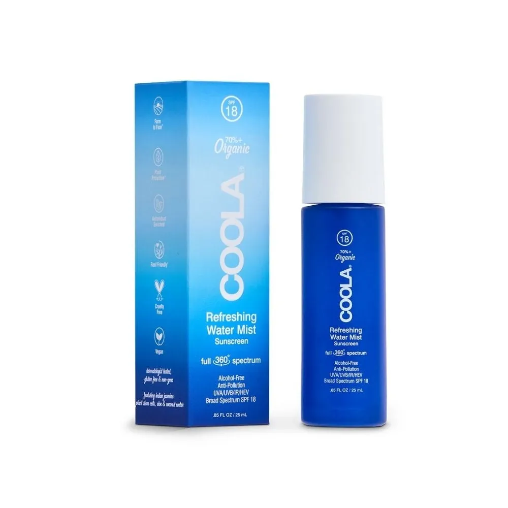 Coola Refreshing Water Mist Sunscreen SPF 18 25ml