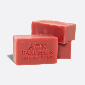Cranberry Rose Soap Bar 4 oz Unwrapped