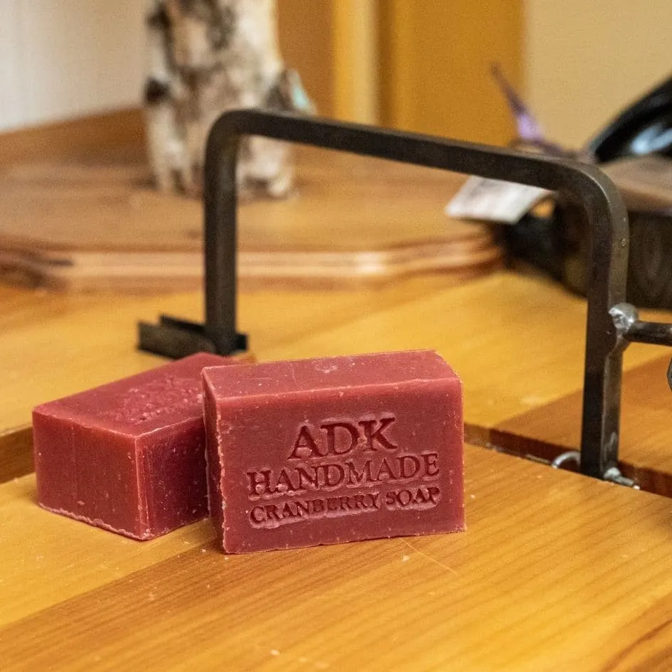 Cranberry Rose Soap Bar 4 oz Unwrapped