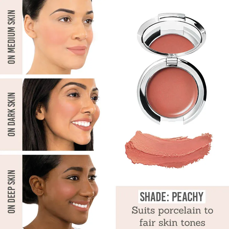 Cream Blush in 'Ibiza Nude' & 'Peachy'