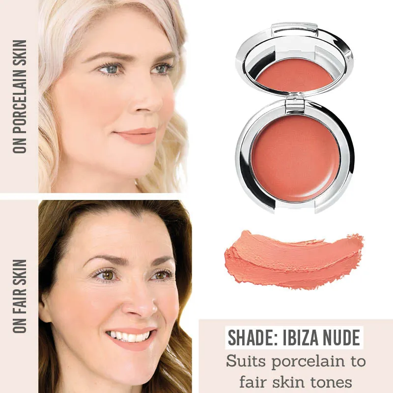 Cream Blush in 'Ibiza Nude' & 'Peachy'