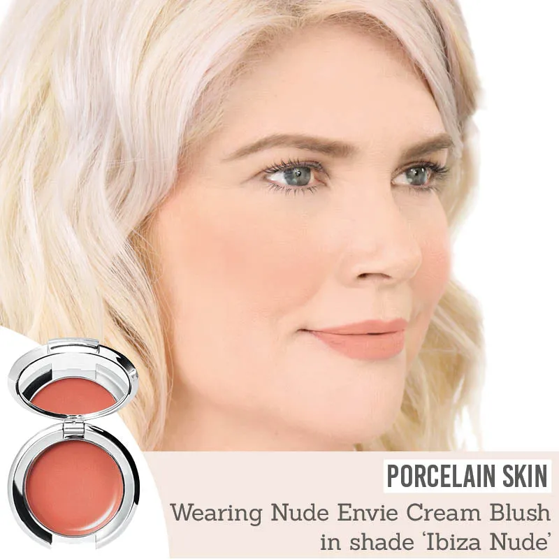 Cream Blush in 'Ibiza Nude' & 'Peachy'
