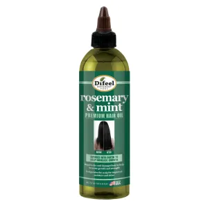 Difeel Rosemary and Mint Premium Hair Oil with Biotin - 8 oz