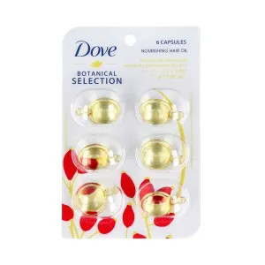 Dove Botanical Selection Nourishing Hair Oil Infused With Rosehip Oil 6 capsules