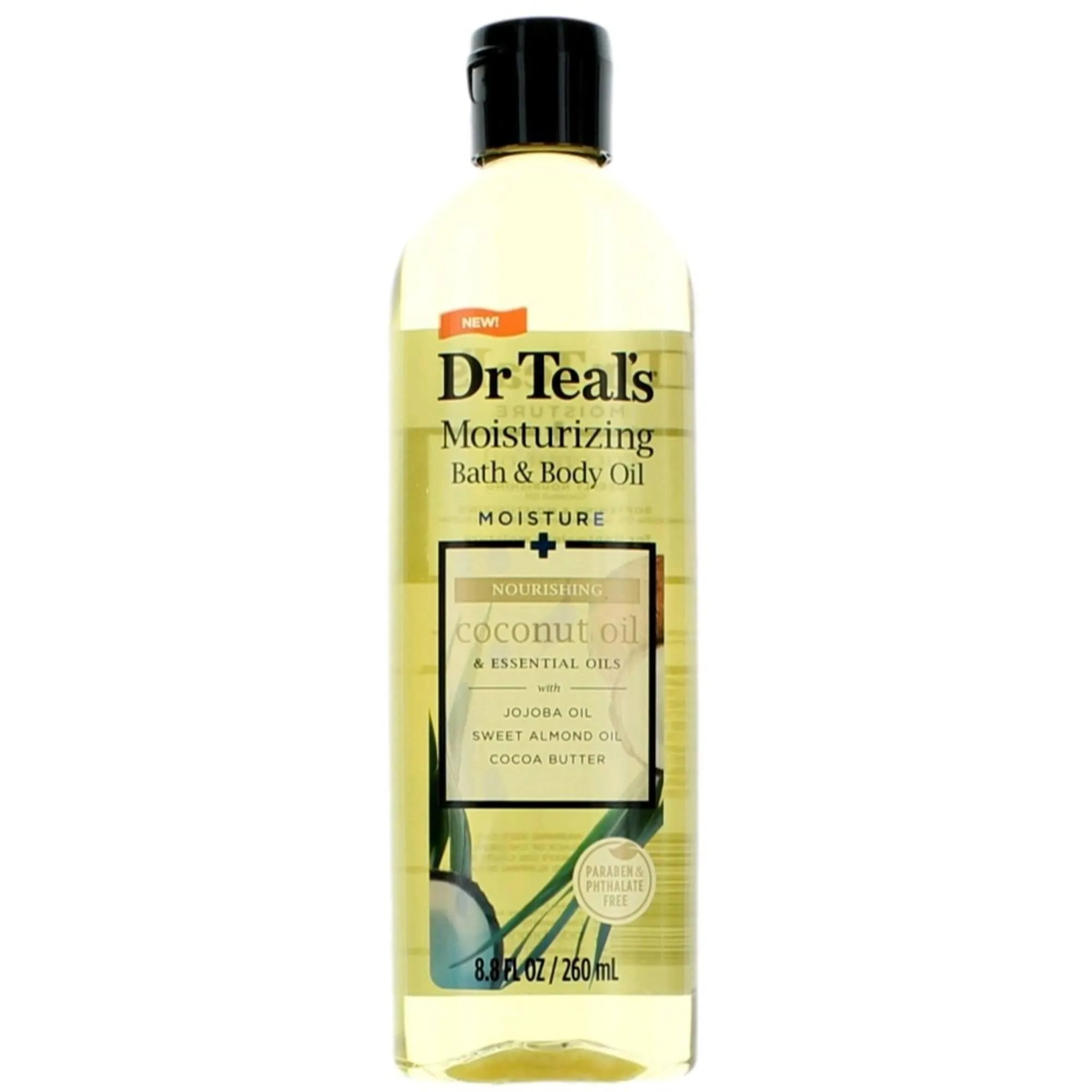 Dr. Teal's Unisex Bath and Body Oil - Mousturizing Delicately Scented, 8.8 oz