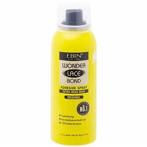 Ebin NY Wonder Lace Bond Wig Adhesive Spray - Extra Mega Hold -Choose Size