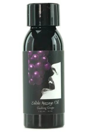 Edible Massage Oil 2oz/60ml in Gushing Grape