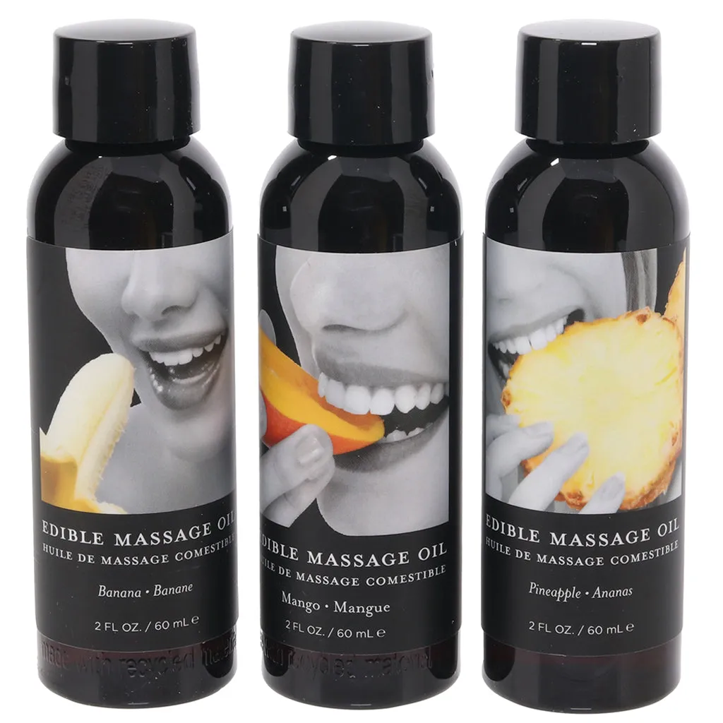 Edible Massage Oil Gift Set in Tropical