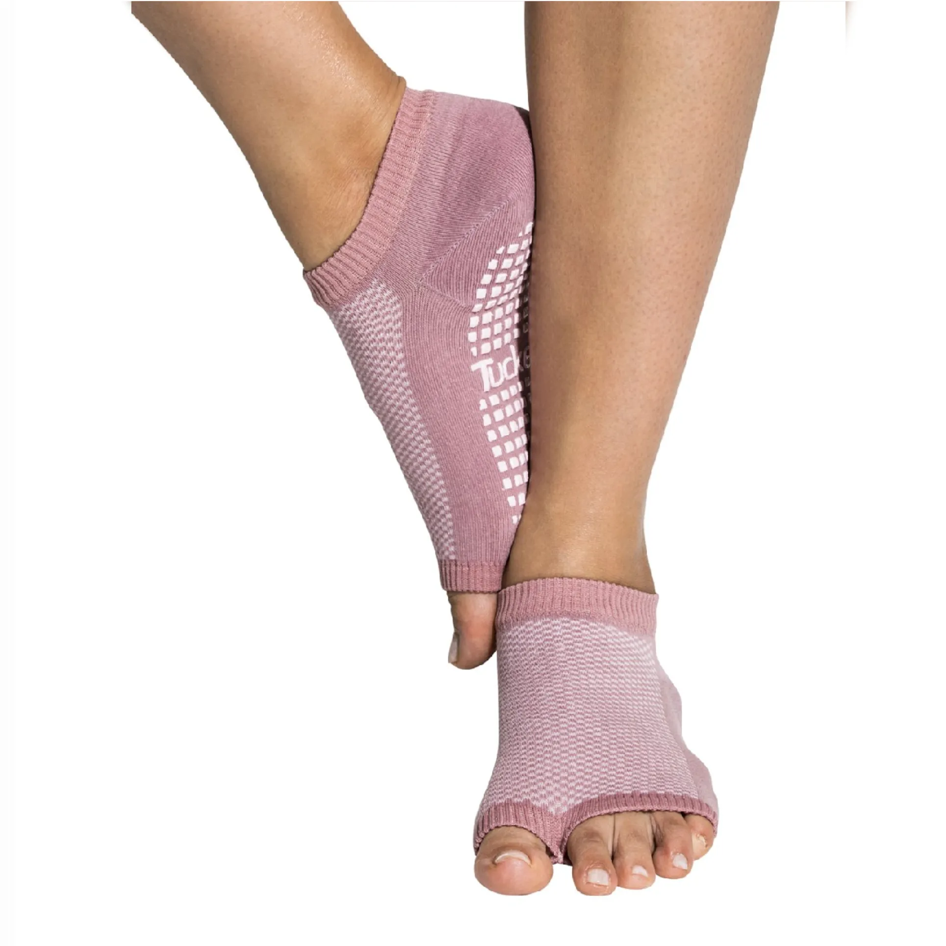 Flow Grip Socks - Mauve Pique (Barre / Pilates)