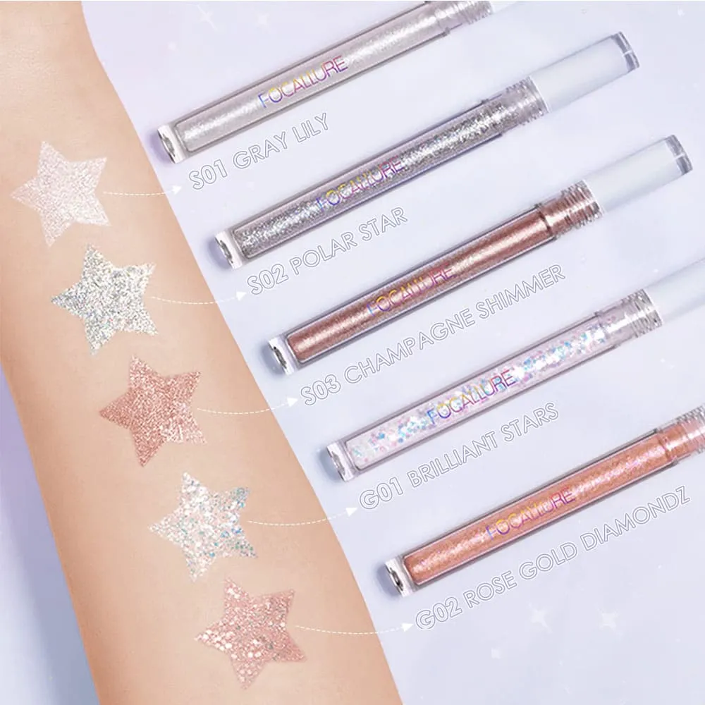 Focallure Glittering Liquid Eyeshadow G02