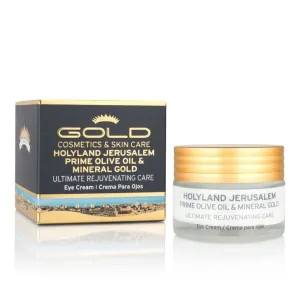 Gold Cosmetics | Holyland Jerusalem Prime Olive Oil & Mineral Gold | Eye Cream | 30 ml
