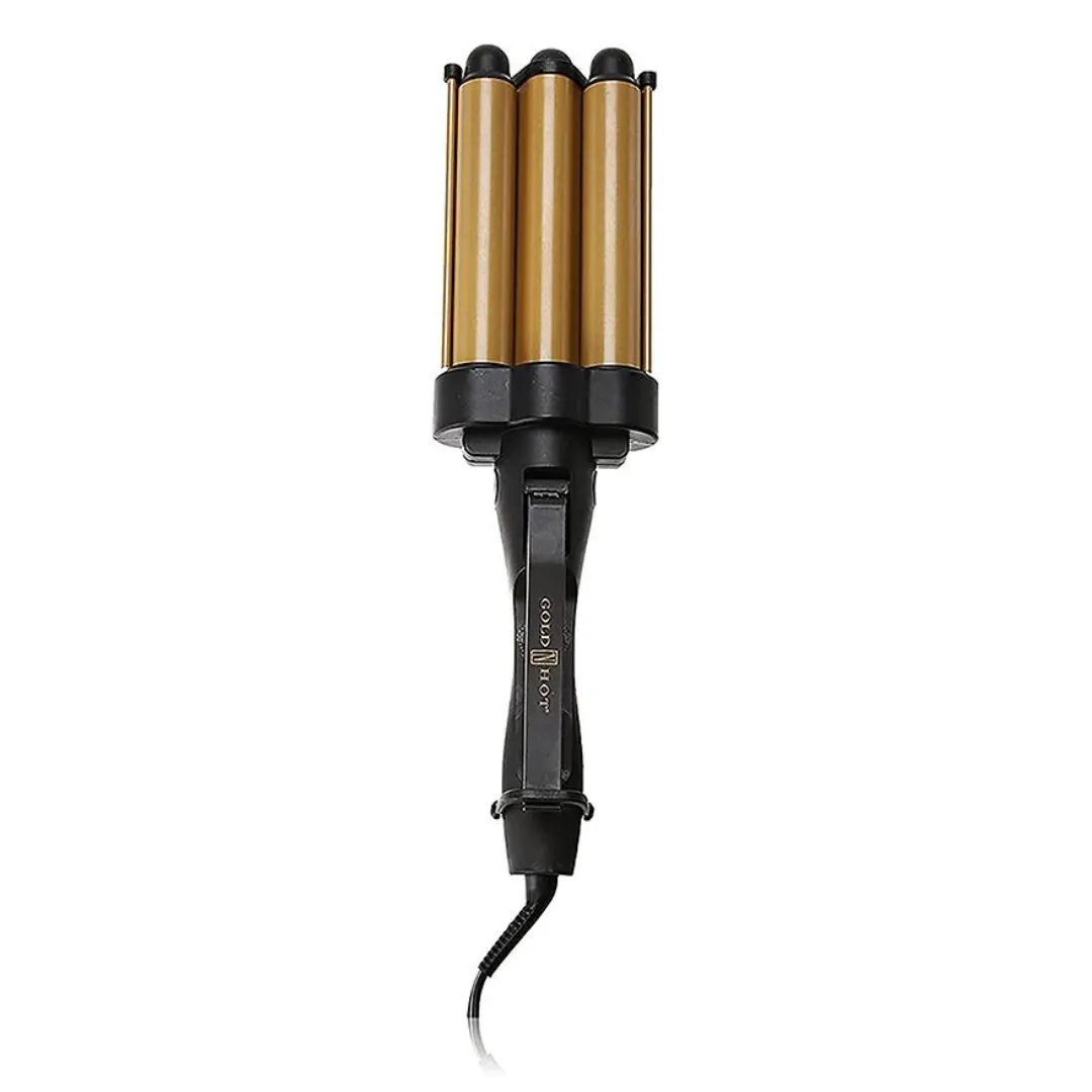 Gold 'N Hot GH3011 Jumbo Ceramic Triple Barrel Waver