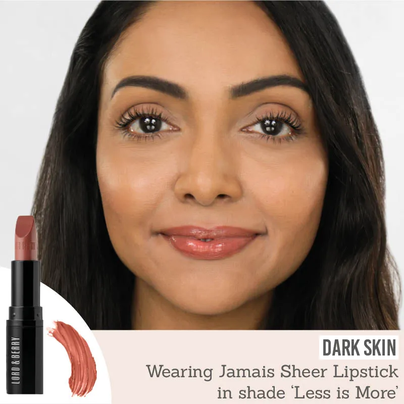 Jamais! Sheer Lipstick in 'Less is More'