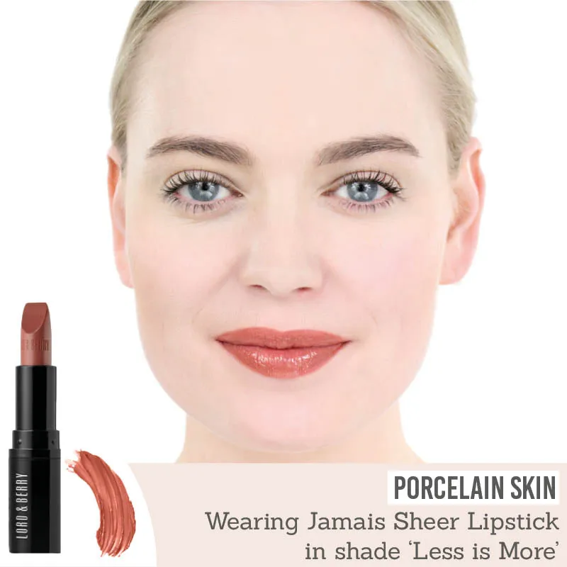 Jamais! Sheer Lipstick in 'Less is More'