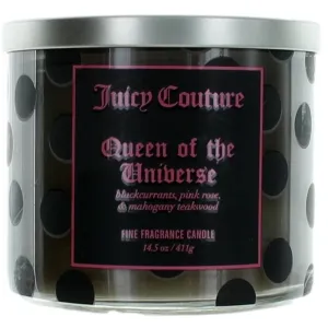 Juicy Couture 3 Wick Candle - Queen of the Universe Fragranced Soy Wax Blend, 14.5 oz