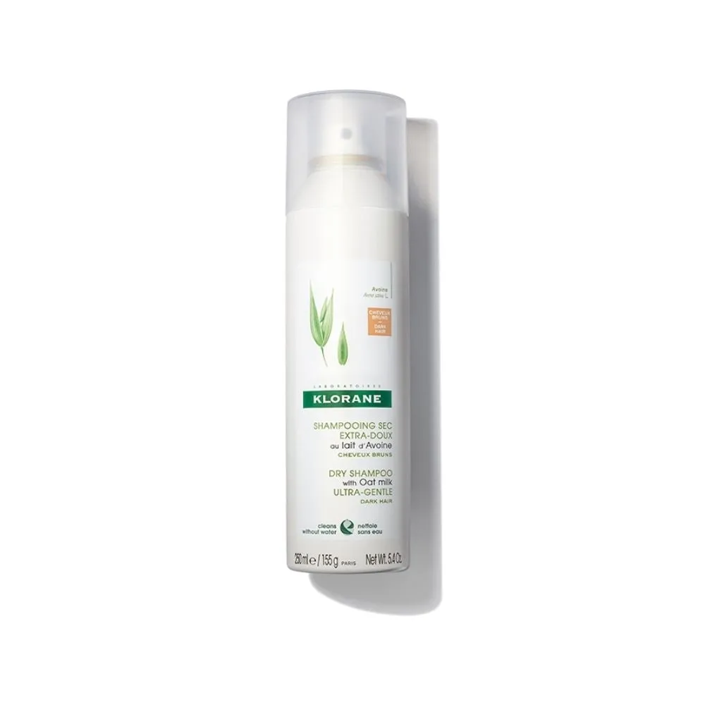 Klorane Dry Shampoo w/ Oat Milk Dark Hair 3.2oz