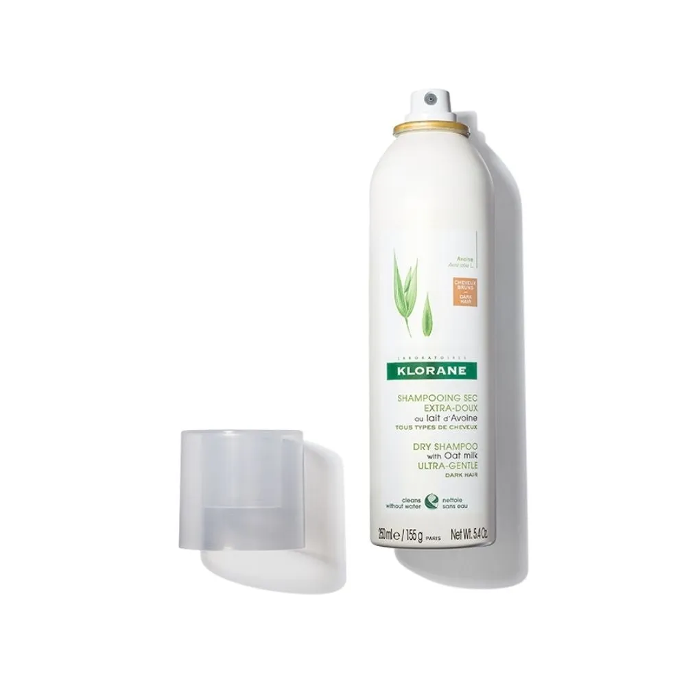 Klorane Dry Shampoo w/ Oat Milk Dark Hair 3.2oz