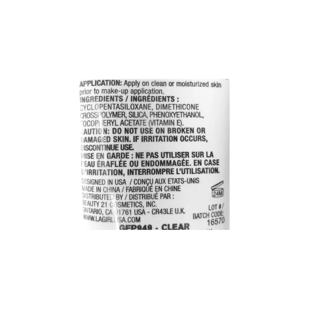 LA Girl Pro Prep HD Smoothing Face Primer 15ml
