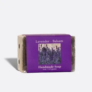 Lavender Balsam Soap Bar 4oz Wrapped