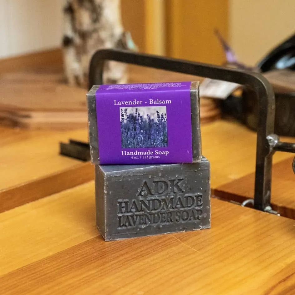 Lavender Balsam Soap Bar 4oz Wrapped
