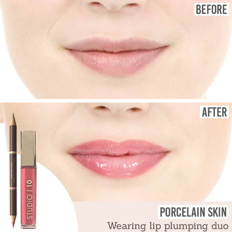 Lip Liner & Plumping Lip Gloss