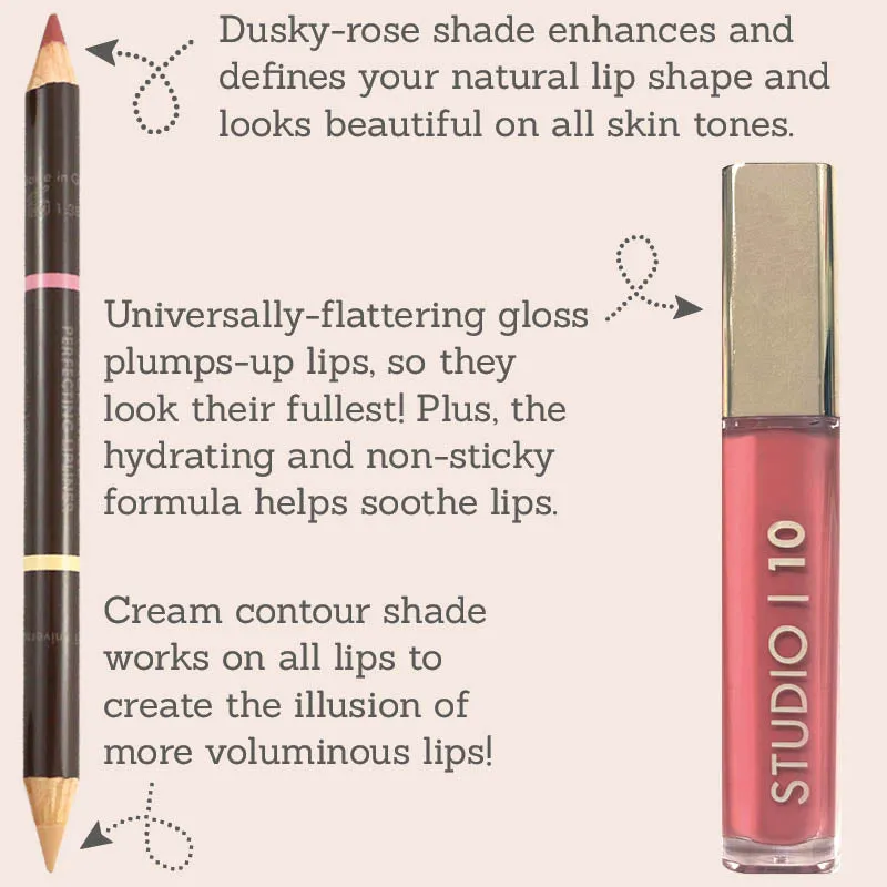 Lip Liner & Plumping Lip Gloss