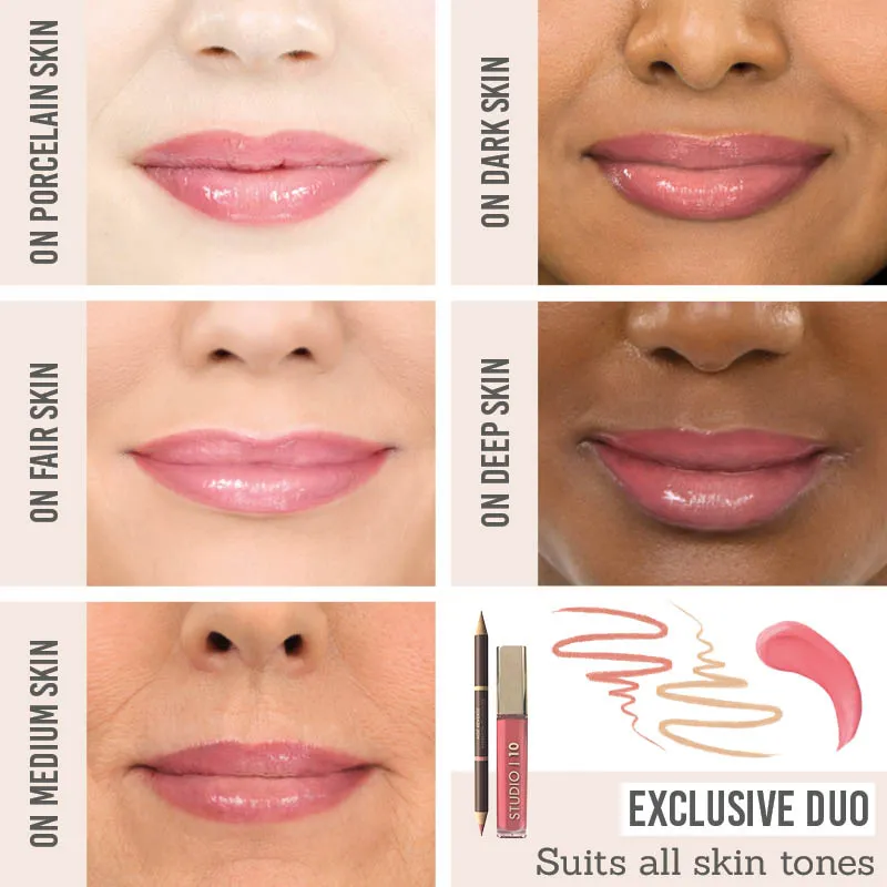 Lip Liner & Plumping Lip Gloss