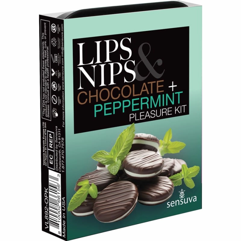 Lips and Nips Pleasure Kit Chocolate/peppermint