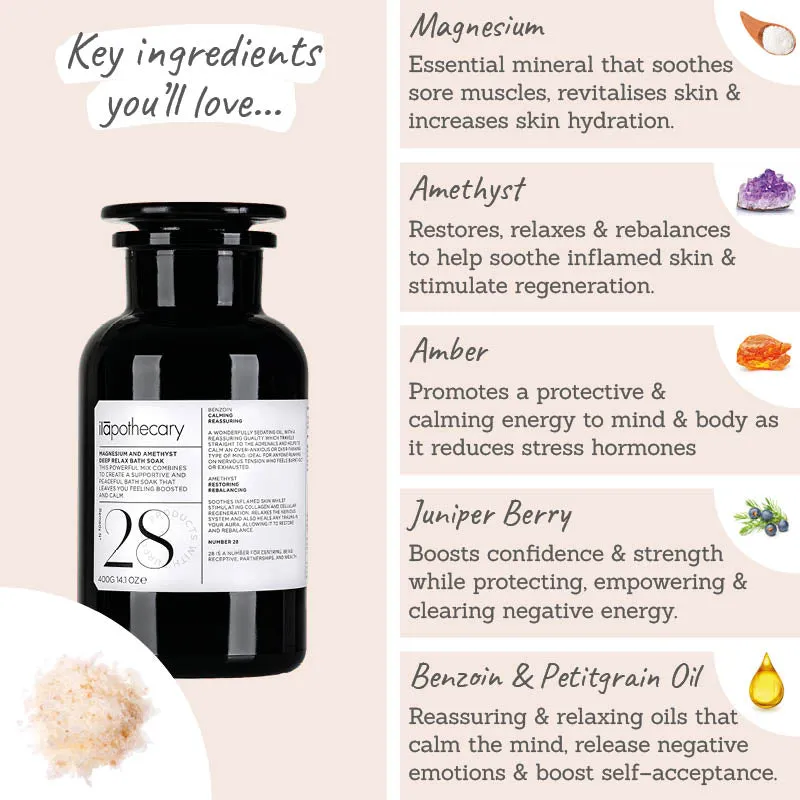 Magnesium & Amethyst Deep Relax Bath Soak