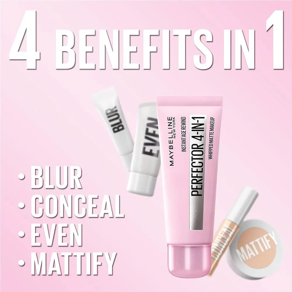 Maybelline Instant Anti Age Perfector 4-In-1 Whipped Matte Makeup 04 Medium/Deep 30ml