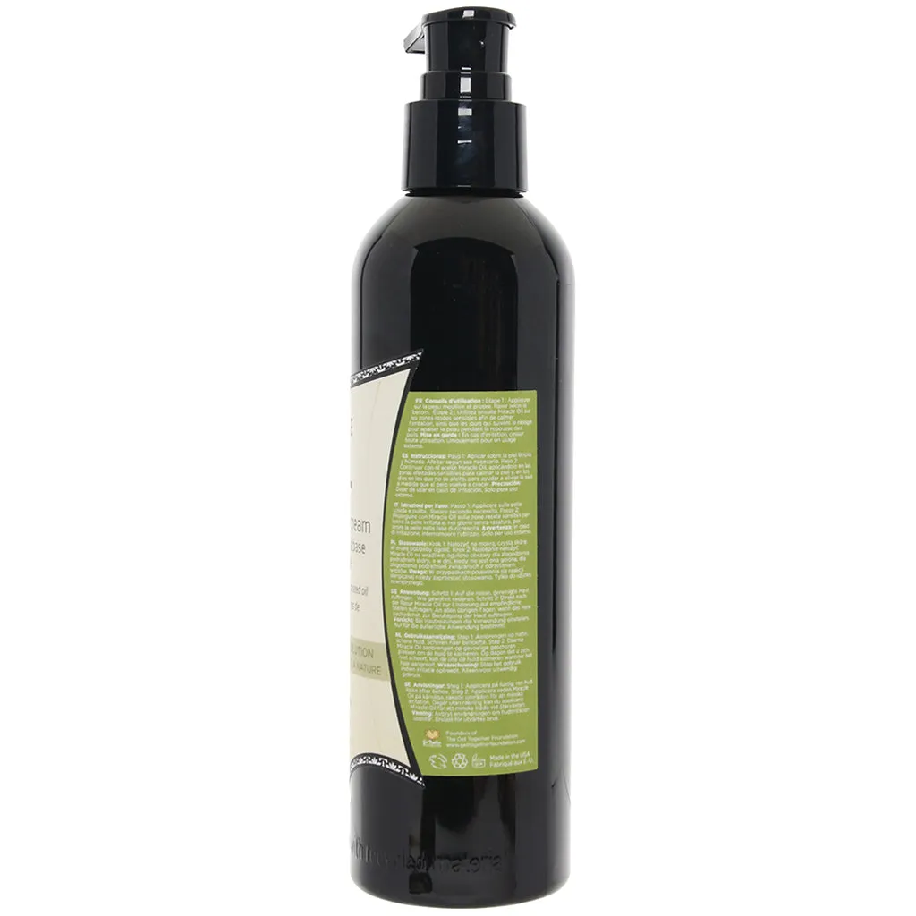 Miracle Oil Tea Tree Shave Cream in 8oz/237ml
