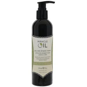 Miracle Oil Tea Tree Shave Cream in 8oz/237ml