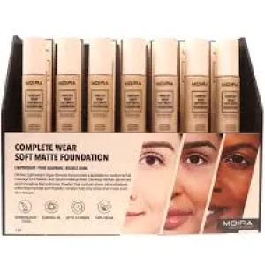 MOIRA - COMPLETE WEAR™ SOFT MATTE FOUNDATION - DISPLAY DARK (550W - 700W)