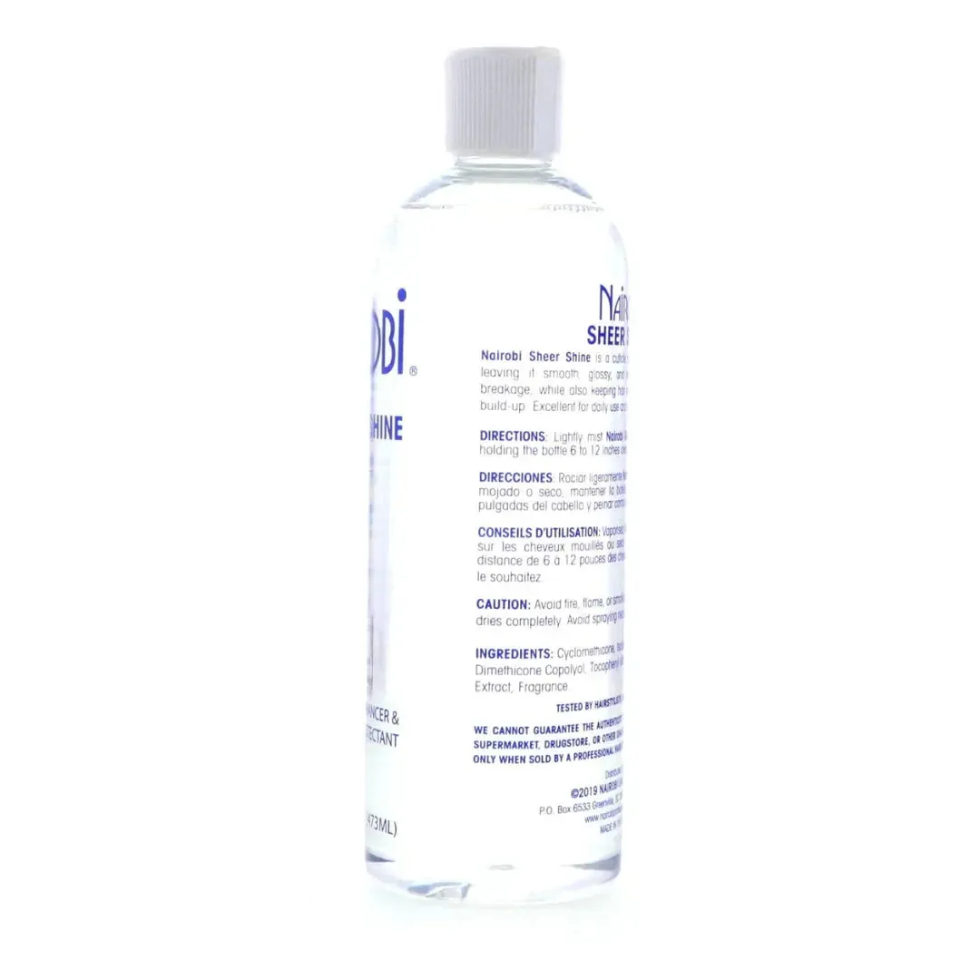 Nairobi Sheer Shine Enhancer & Thermal Protectant - Choose Size