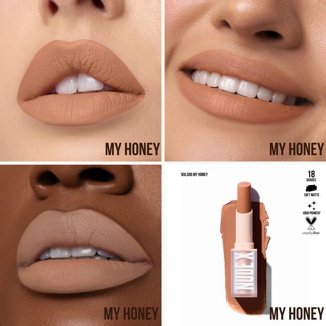 Nude X Soft Matte Lipstick
