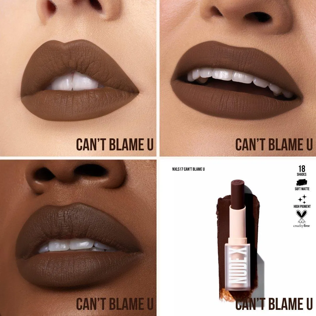 Nude X Soft Matte Lipstick