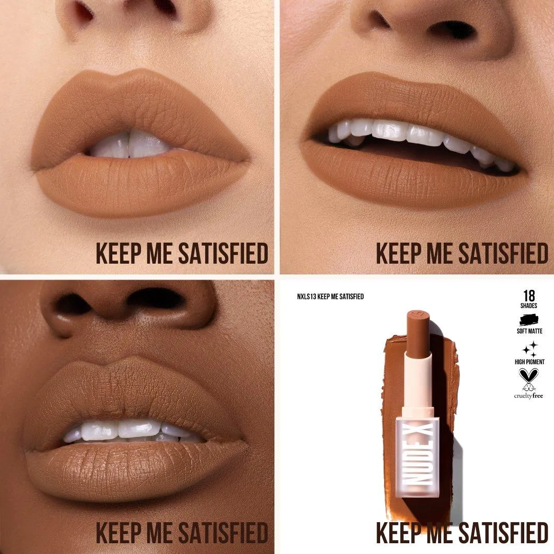 Nude X Soft Matte Lipstick