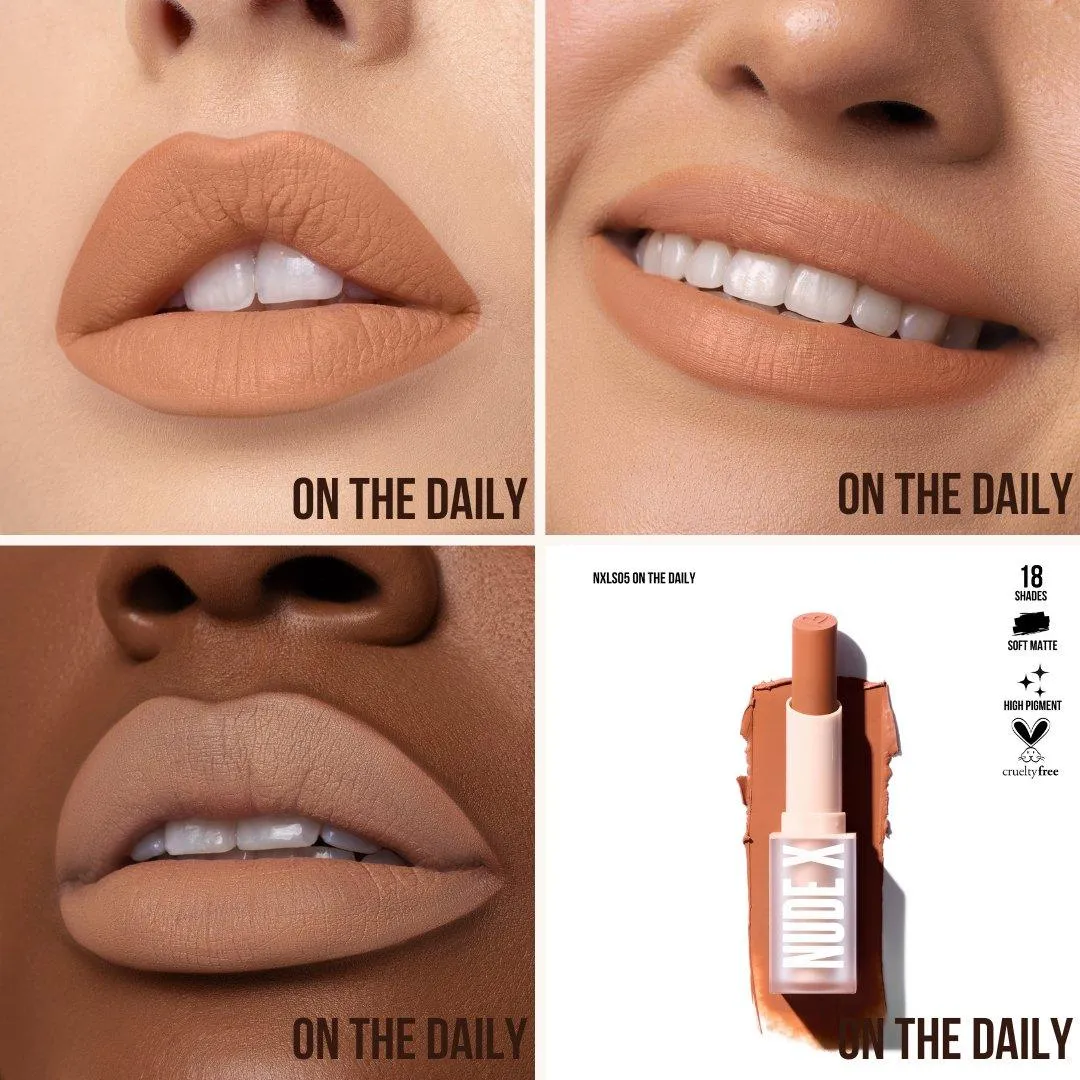 Nude X Soft Matte Lipstick
