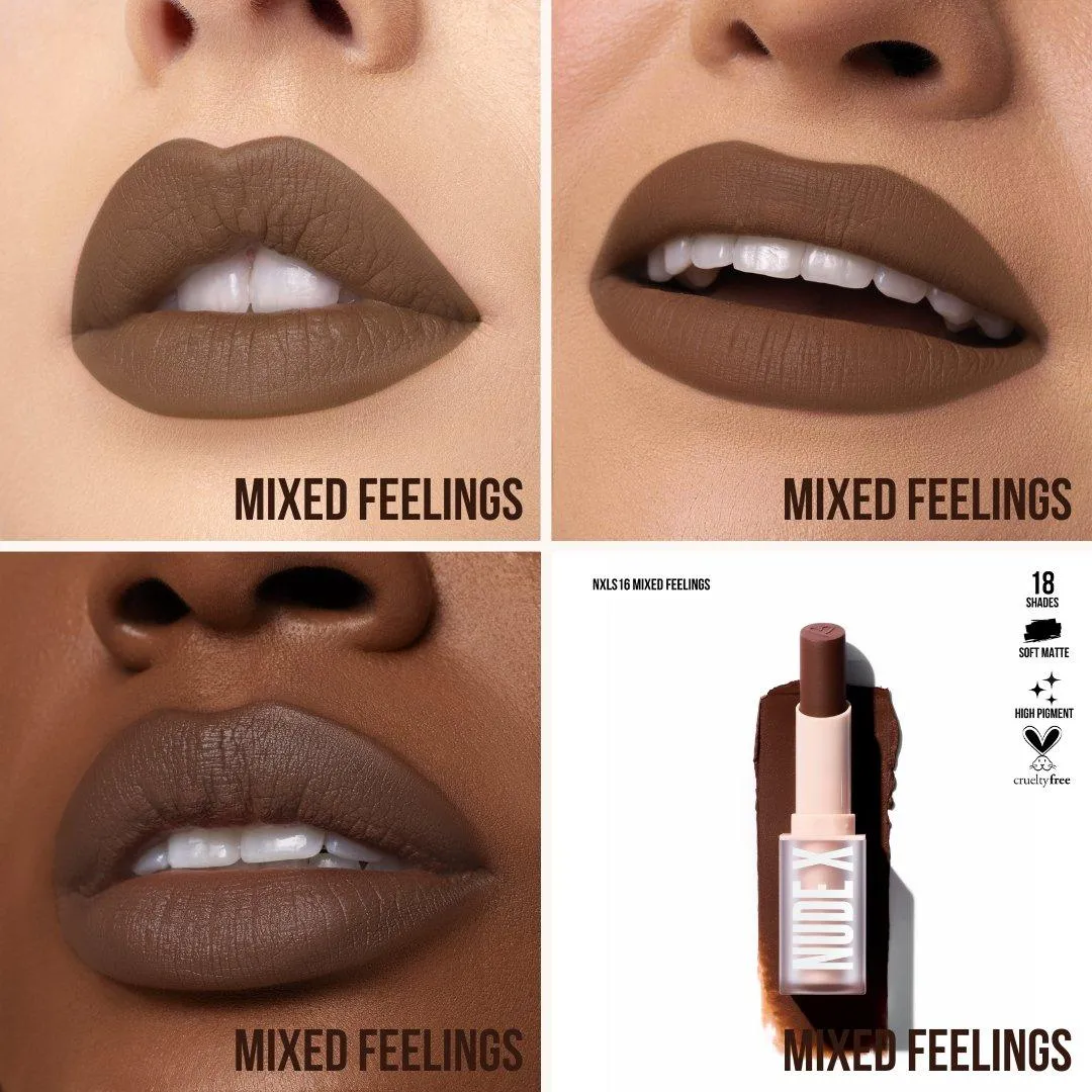 Nude X Soft Matte Lipstick