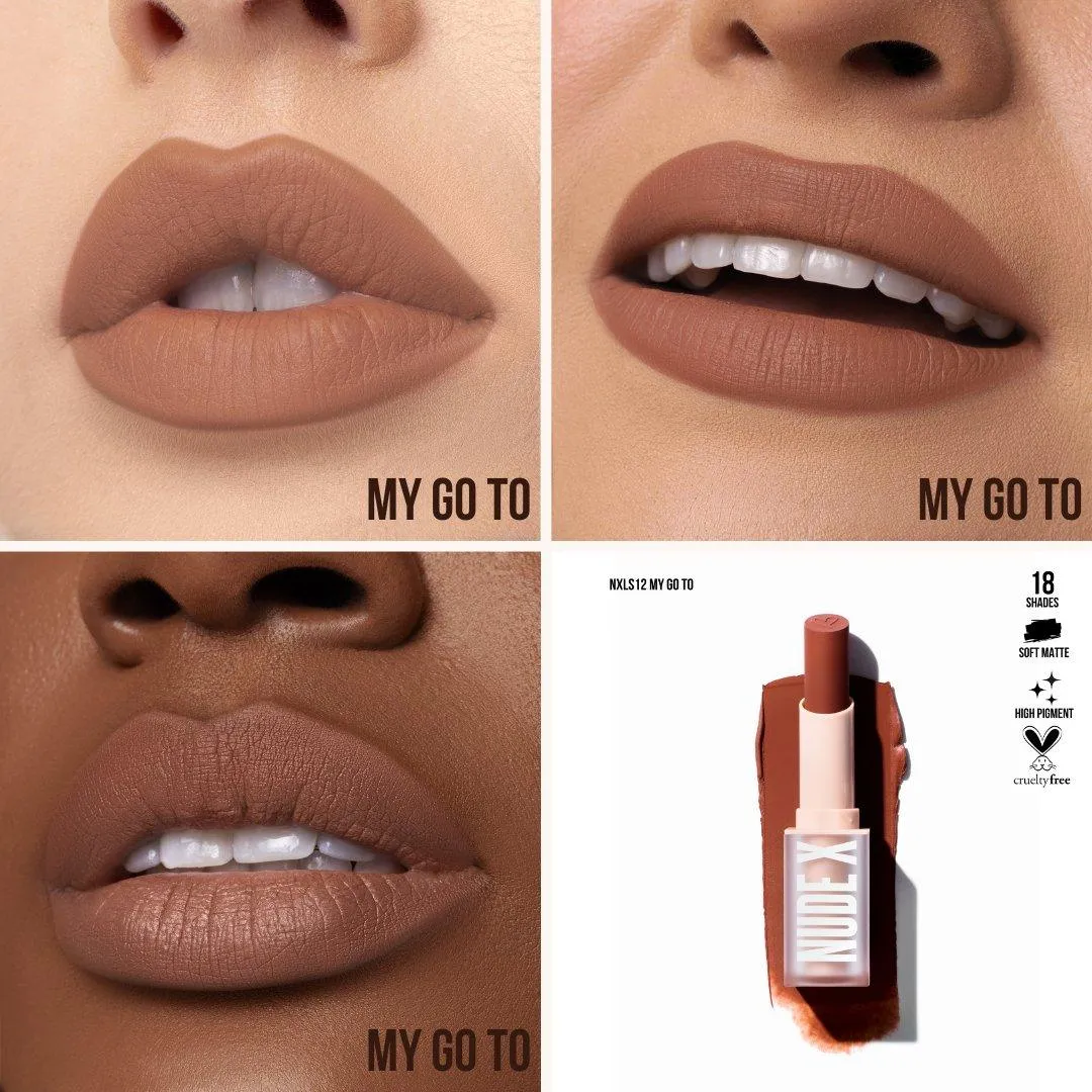 Nude X Soft Matte Lipstick