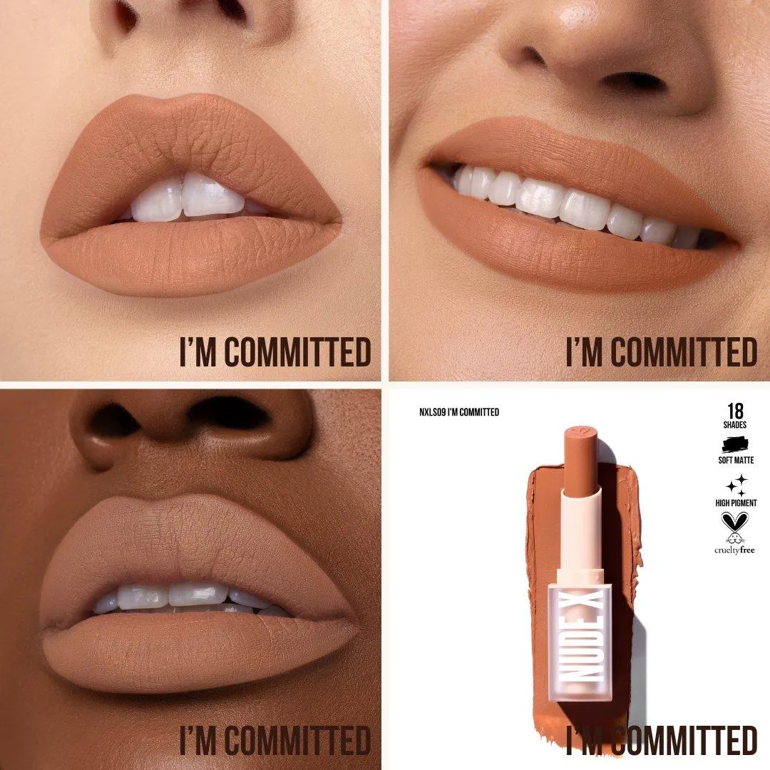 Nude X Soft Matte Lipstick